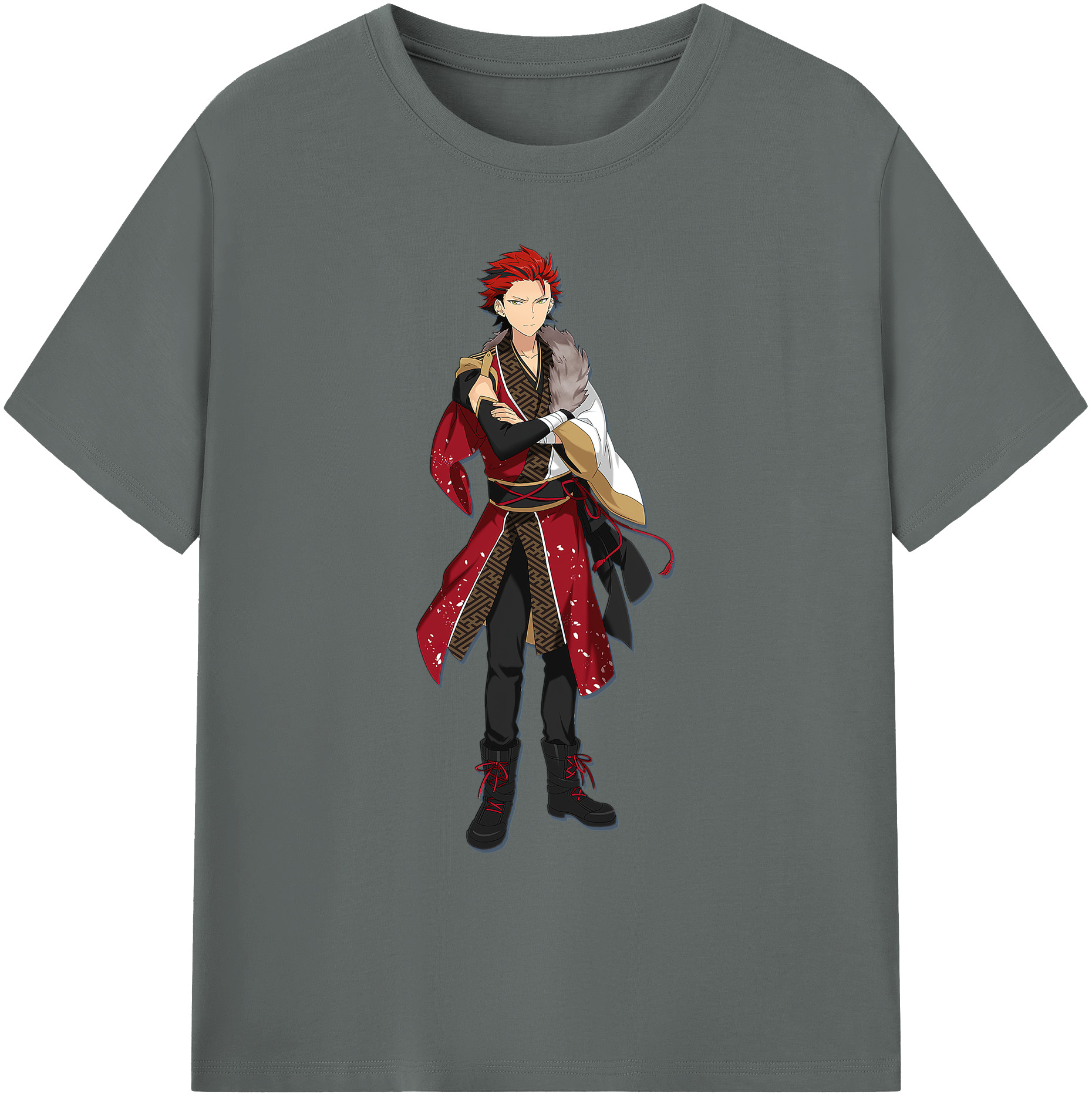 （画像用） あんさんぶるスターズ! Ensemble Stars 綿100％ メンズ半袖Tシャツ｜肌触りやわらか＆通気性